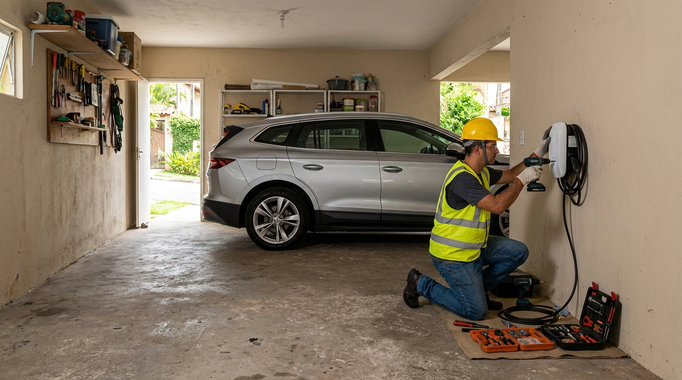 Instalação em garagem ou condomínio em Londrina‑PR